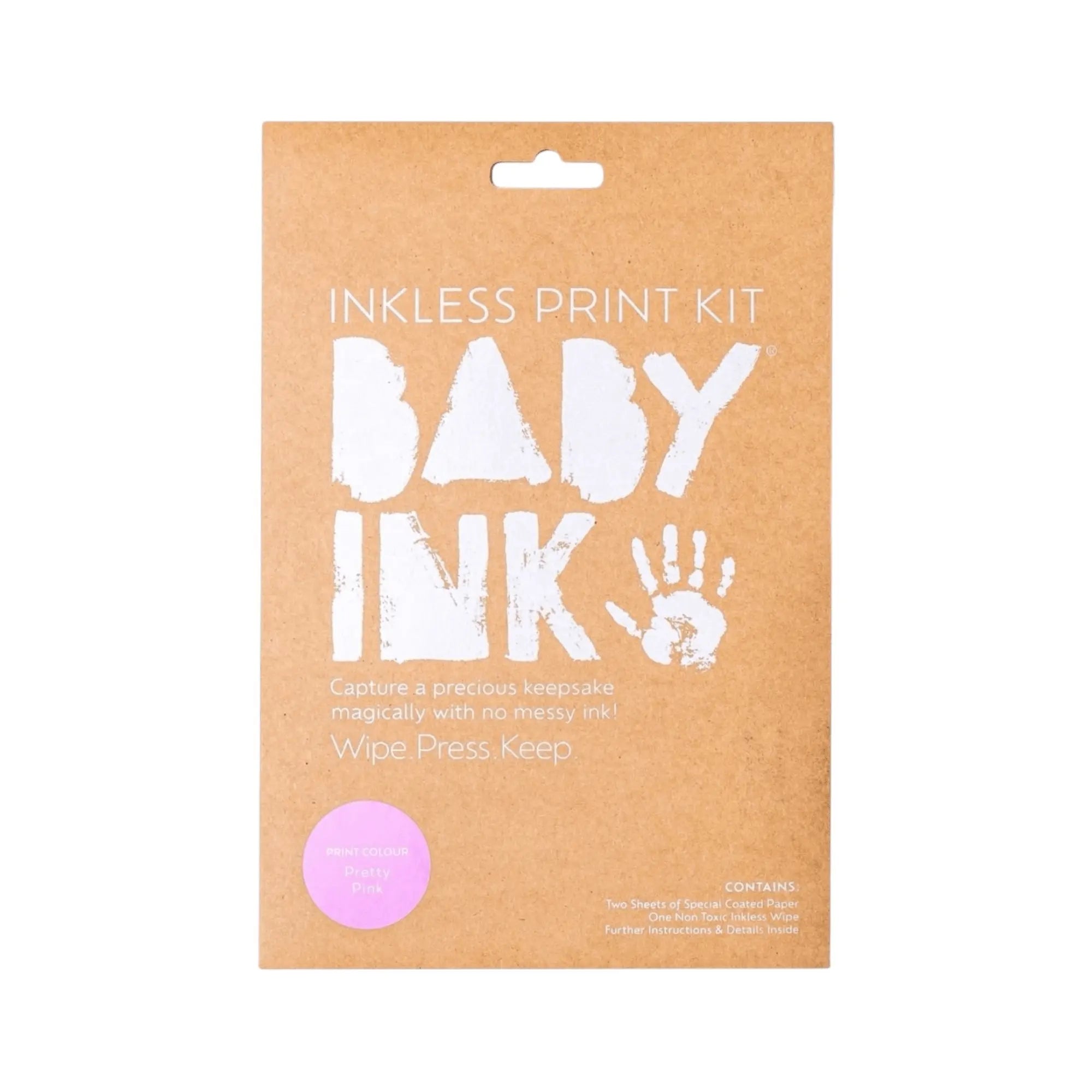 BABYink Inkless Print Kit - Pink, Shlef Display (24 Units)