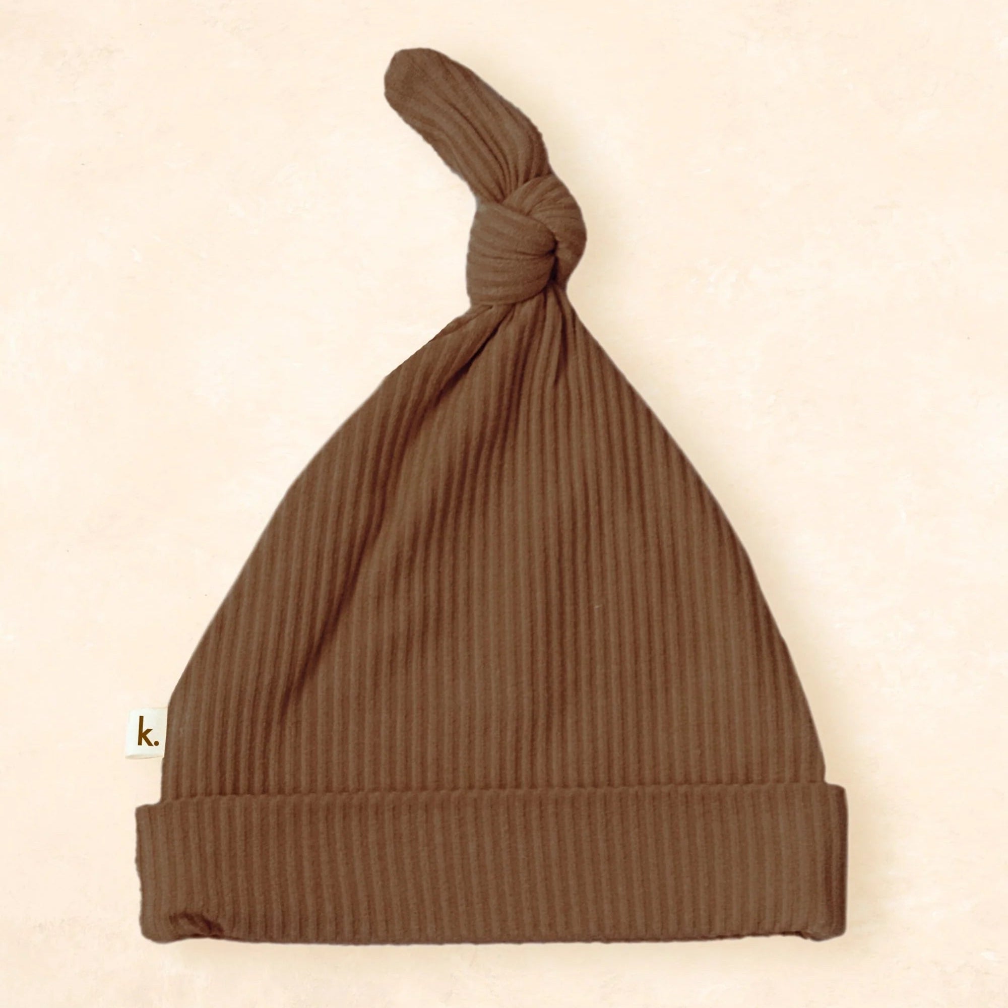 Kiin Baby Bamboo Stretch Beanie - Chocolate