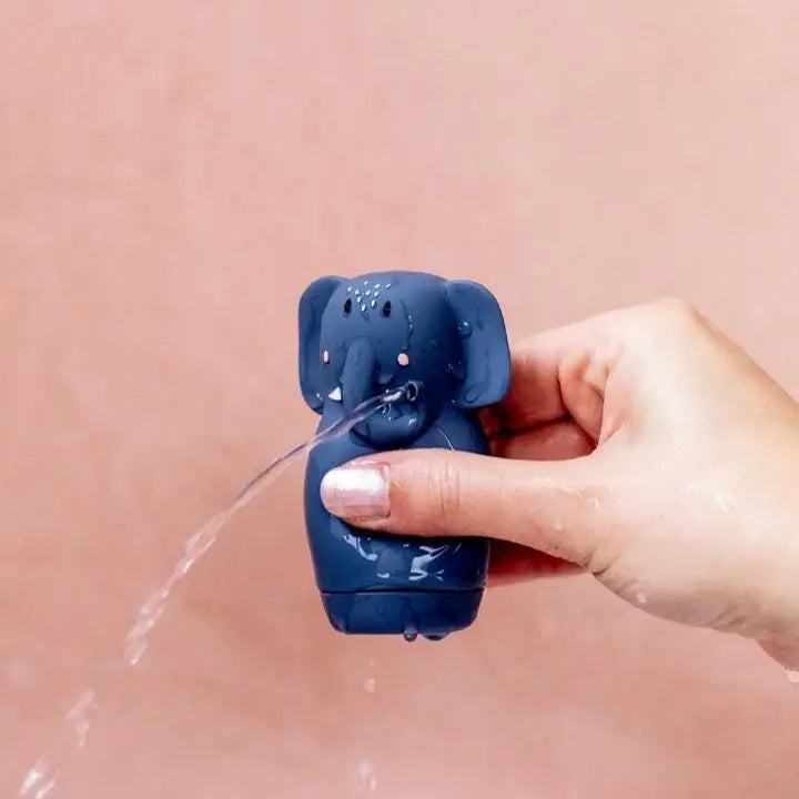 Bath toy squeezy animals - Mrs.  Elephant & Mr Crocodile