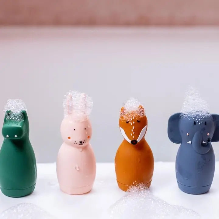 Bath toy squeezy animals - Mrs.  Rabbit & Mr. Fox