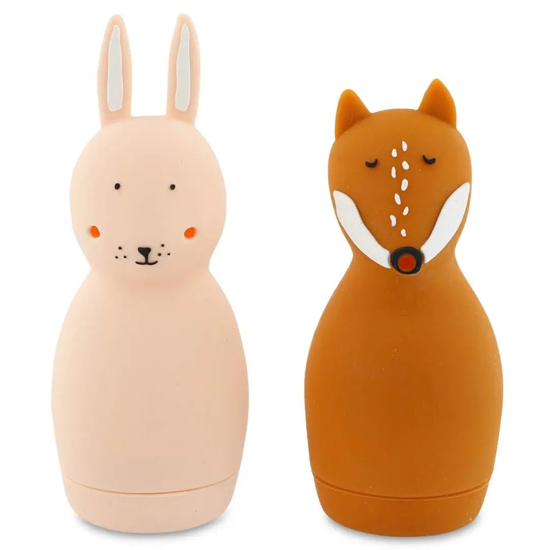 Bath toy squeezy animals - Mrs.  Rabbit & Mr. Fox