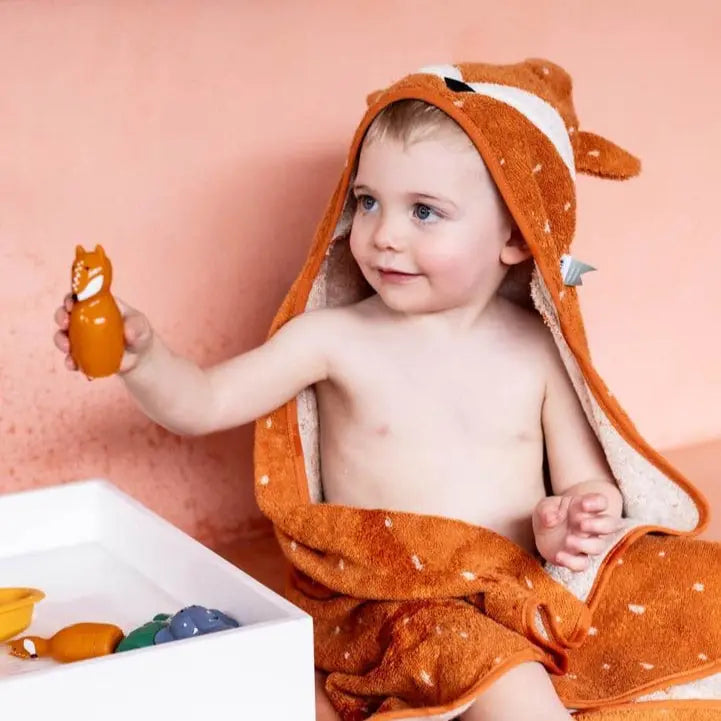 Bath toy squeezy animals - Mrs.  Rabbit & Mr. Fox