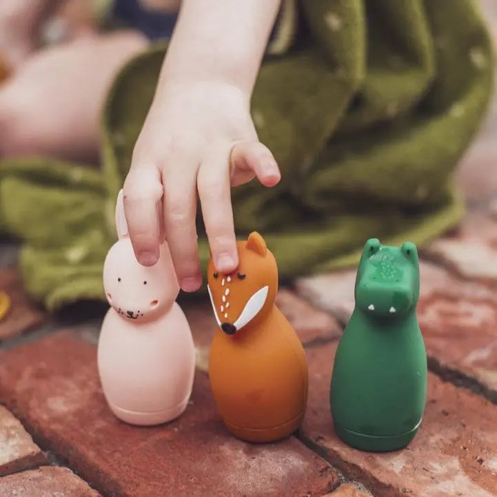 Bath toy squeezy animals - Mrs.  Rabbit & Mr. Fox