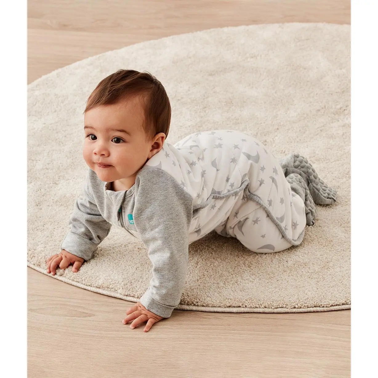 Sleep Suit Long Sleeve 2.5 TOG Cotton White Moonlight
