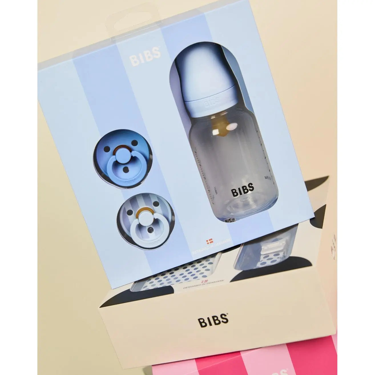 BIBS Gift Set, Baby Sprinkle - Baby Blue
