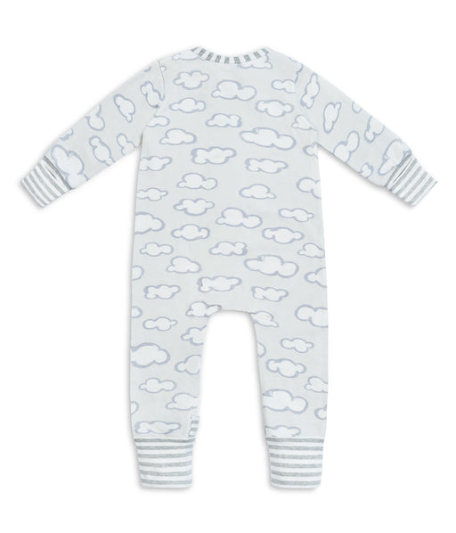 Footless Romper Cotton Grey Daydream