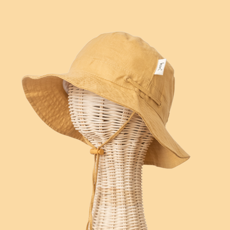 Kiin Baby Cotton Sun Hat - Oatmeal