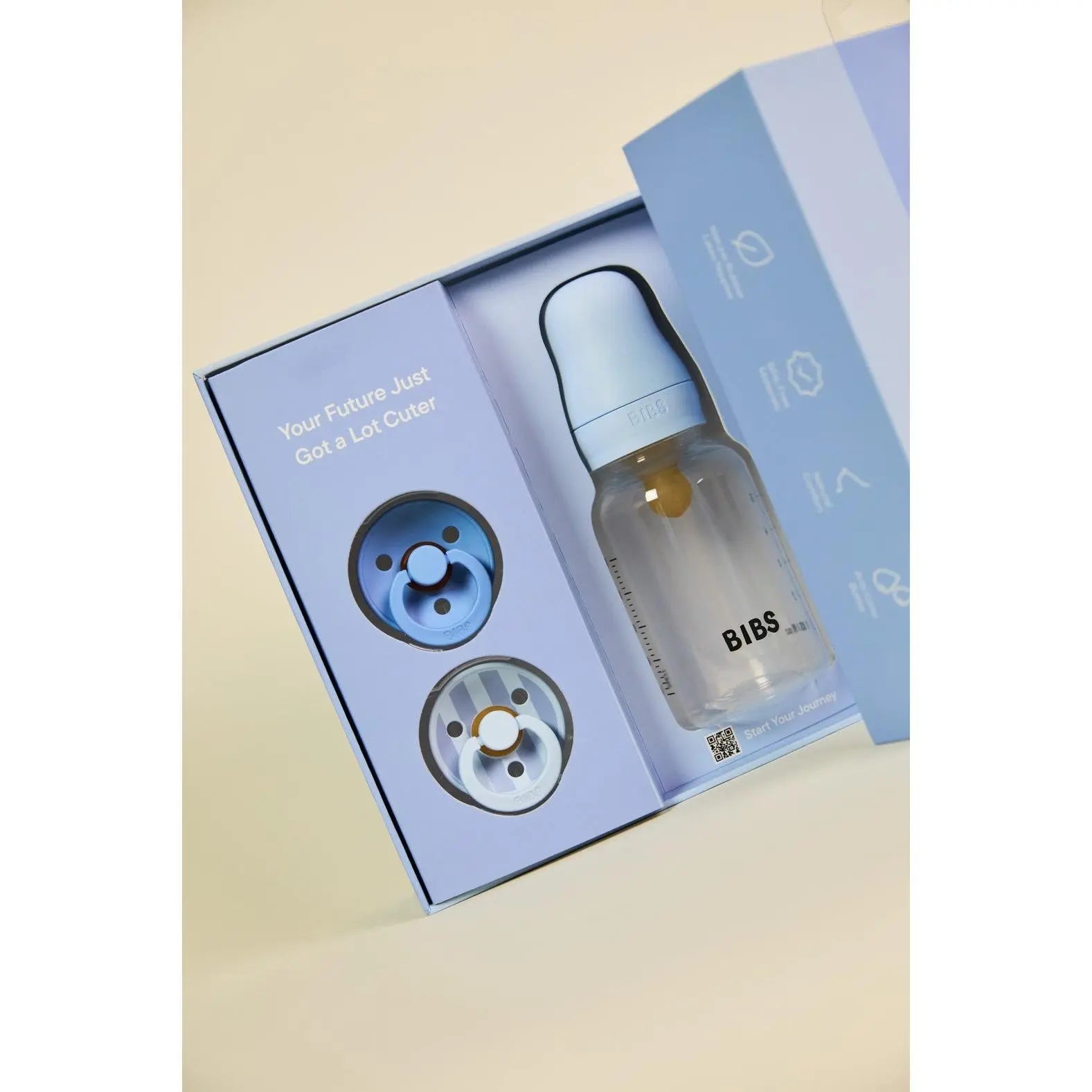BIBS Gift Set, Baby Sprinkle - Baby Blue