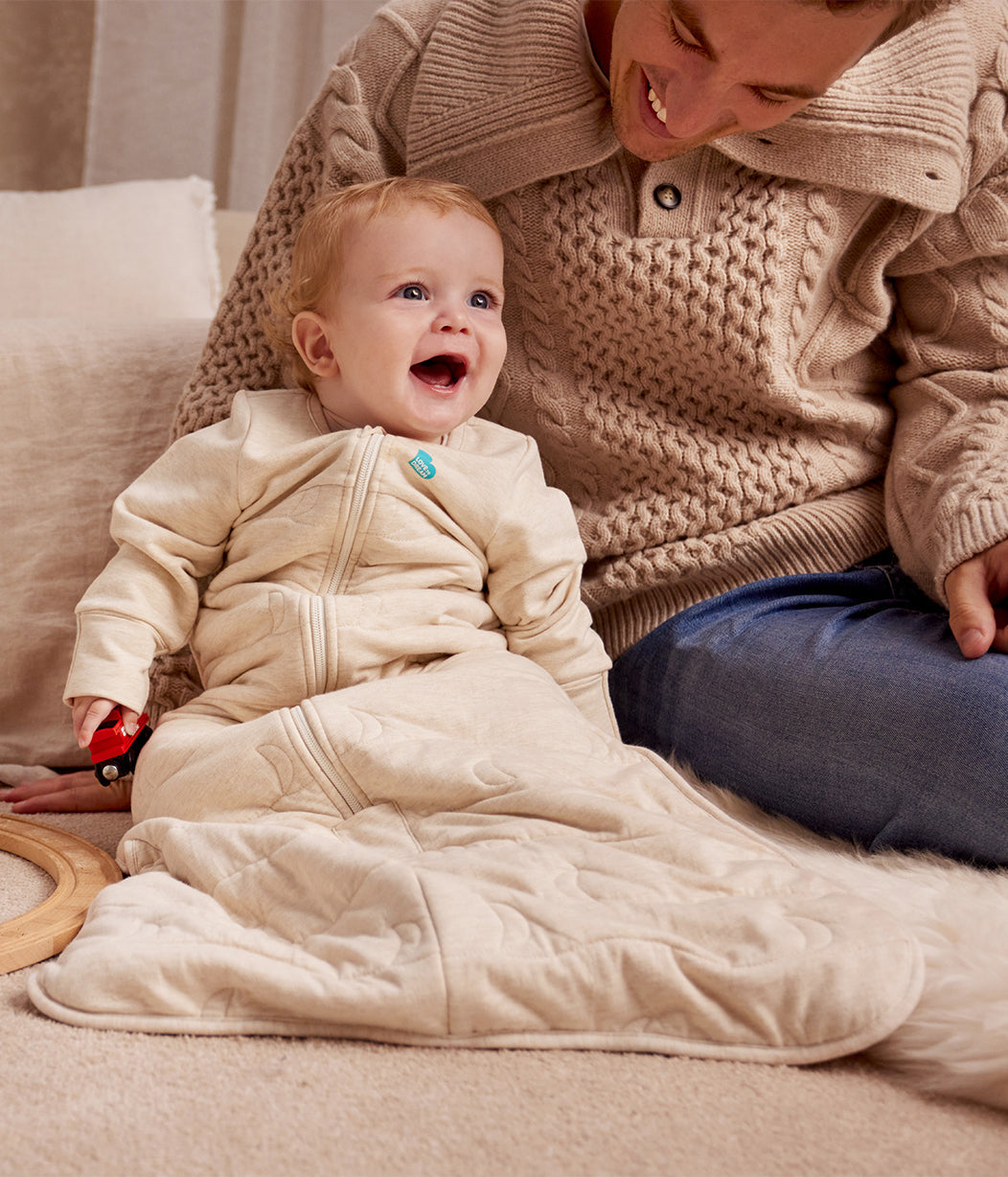 Love to Dream 3.5 TOG Sleep Bag Long Sleeve — fabric and fill composition detail