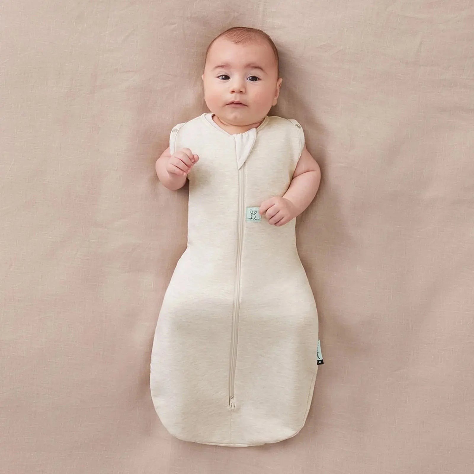 ergoPouch Cocoon Swaddle Bag 1.0 TOG - Oatmeal Marle  