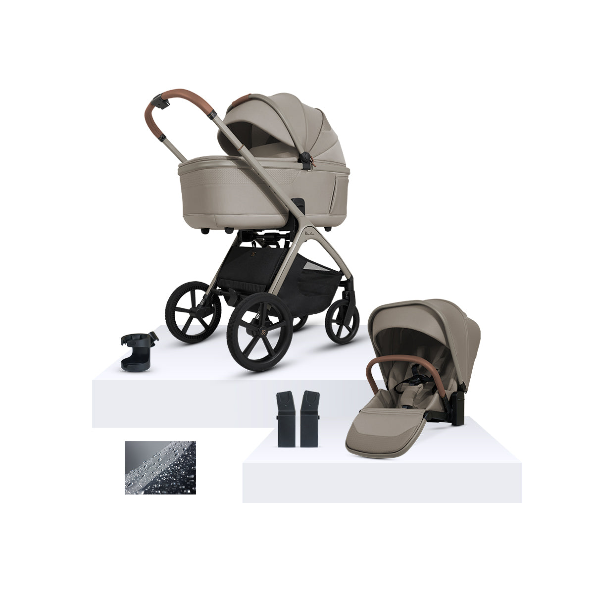 Cove Champagne with Carrycot (6 Piece)