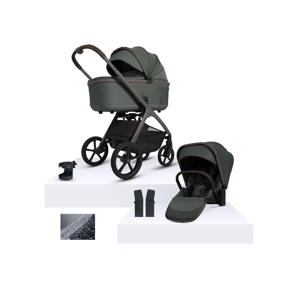 Cove Pewter with Carrycot (6 Piece)