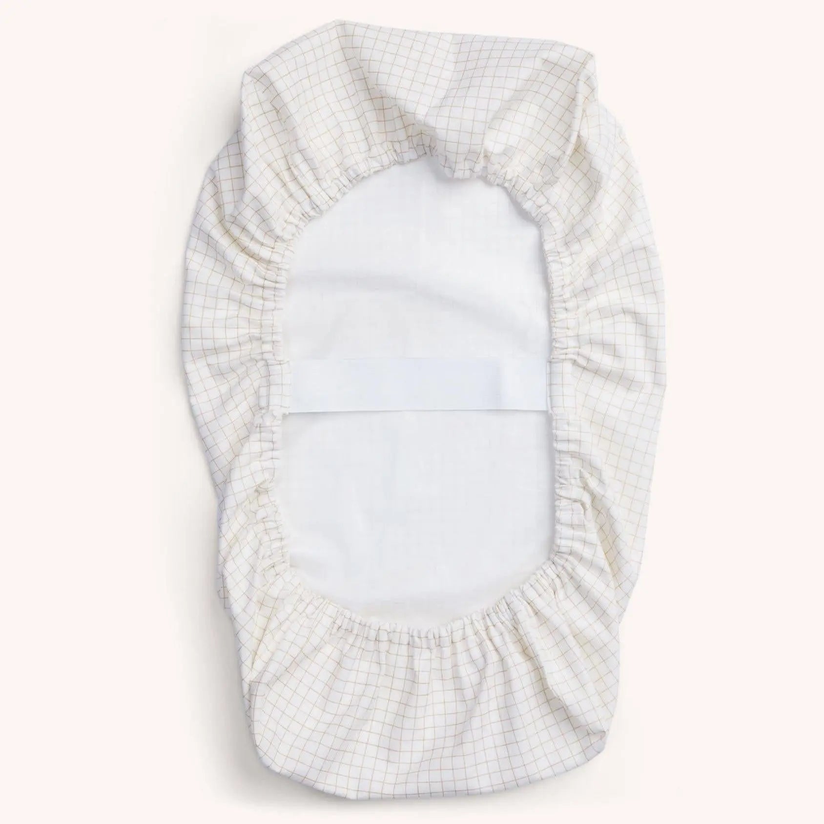 ergoPouch 2-in-1 Waterproof Fitted Sheet - Caramel Grid