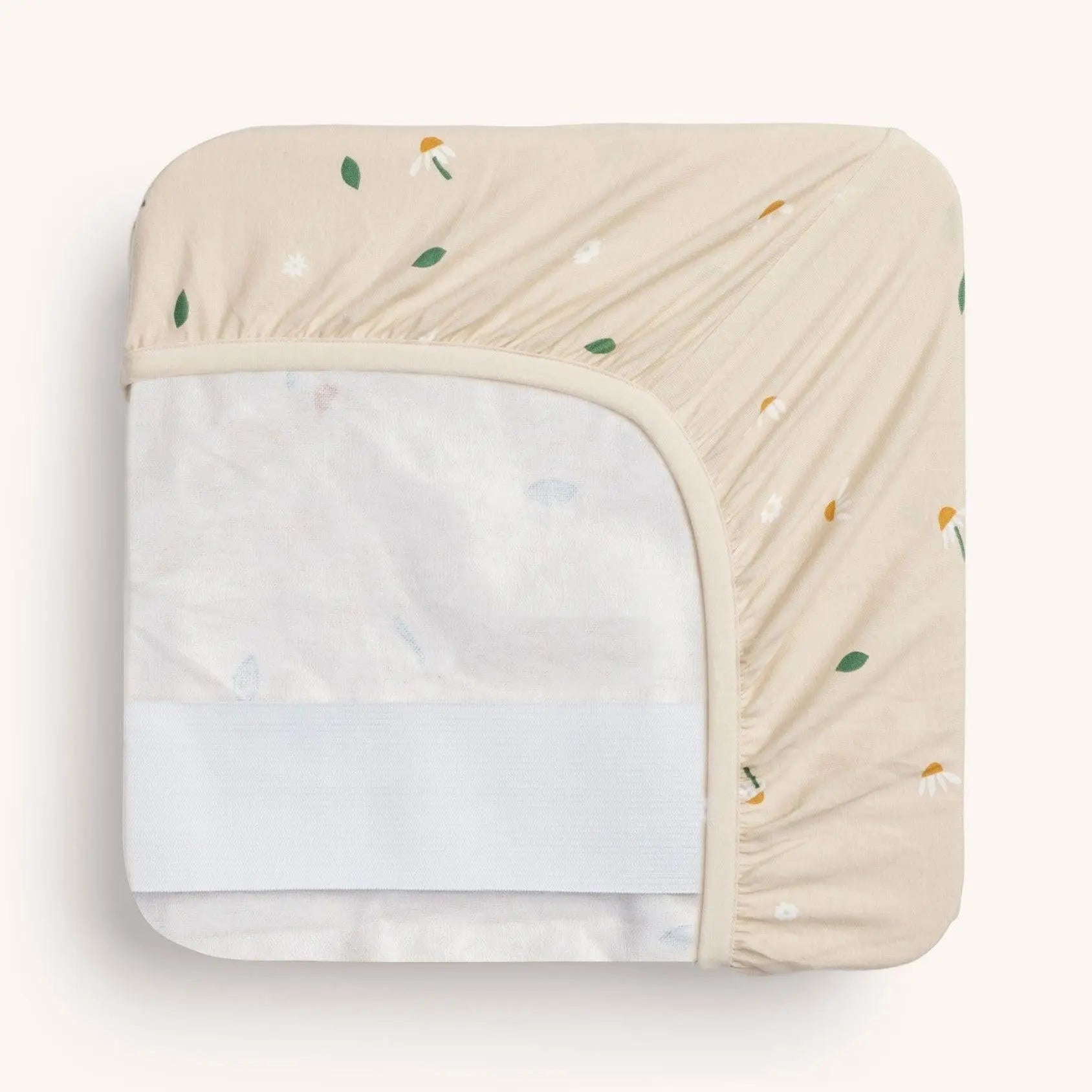 ergoPouch 2-in-1 Waterproof Fitted Sheet - Daisy Sprinkle