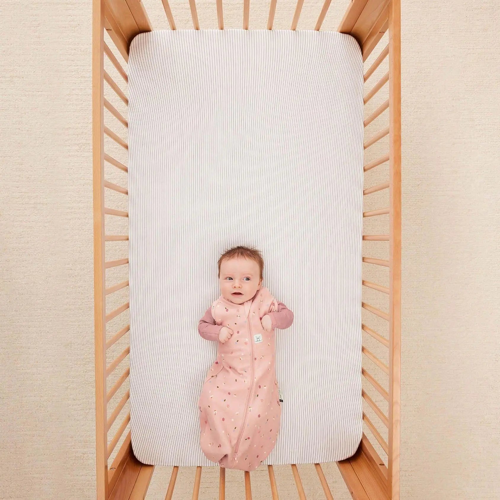 ergoPouch 2-in-1 Waterproof Fitted Sheet - Midnight Stripe