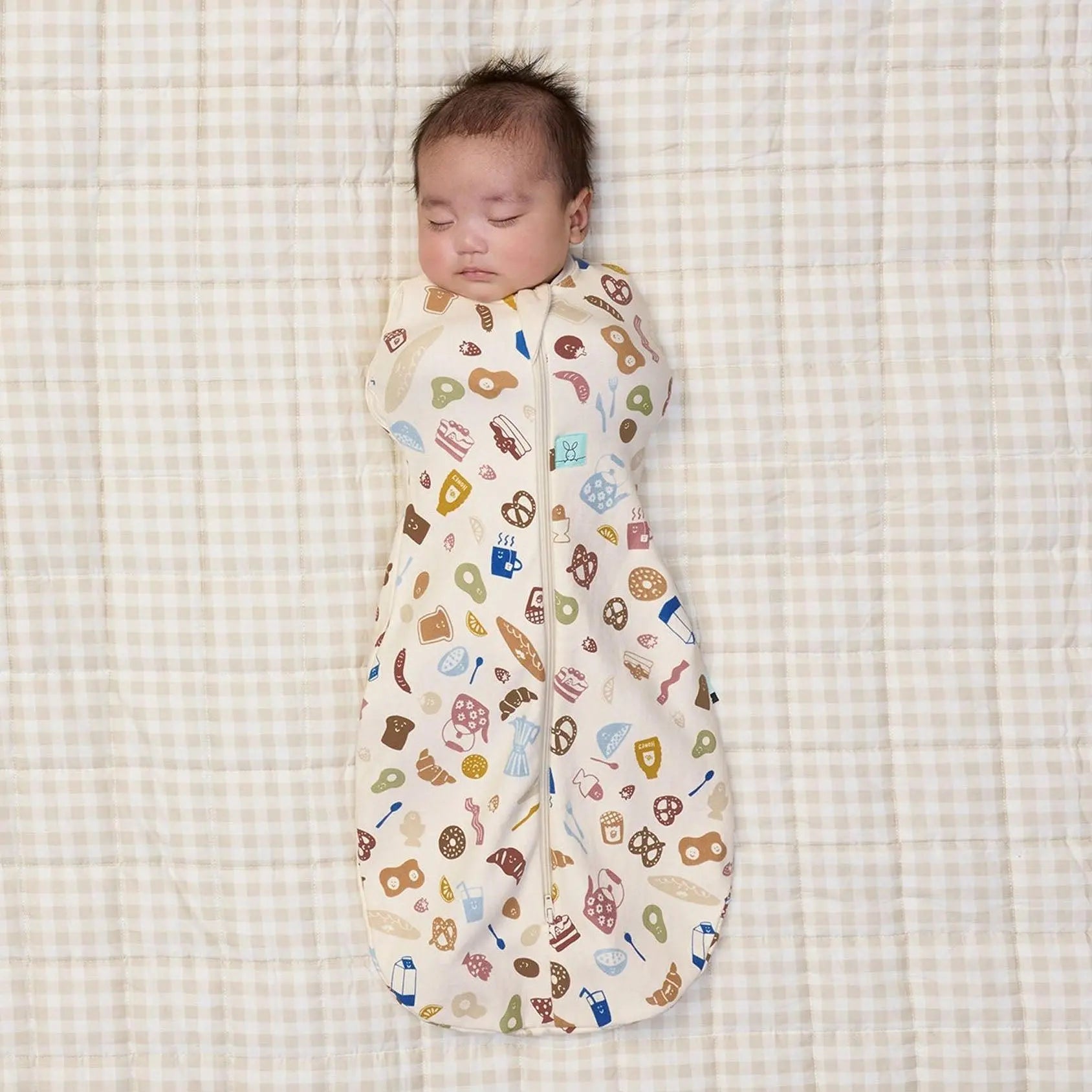ergoPouch Cocoon Swaddle Bag 1.0 Tog - Petit Pretzel