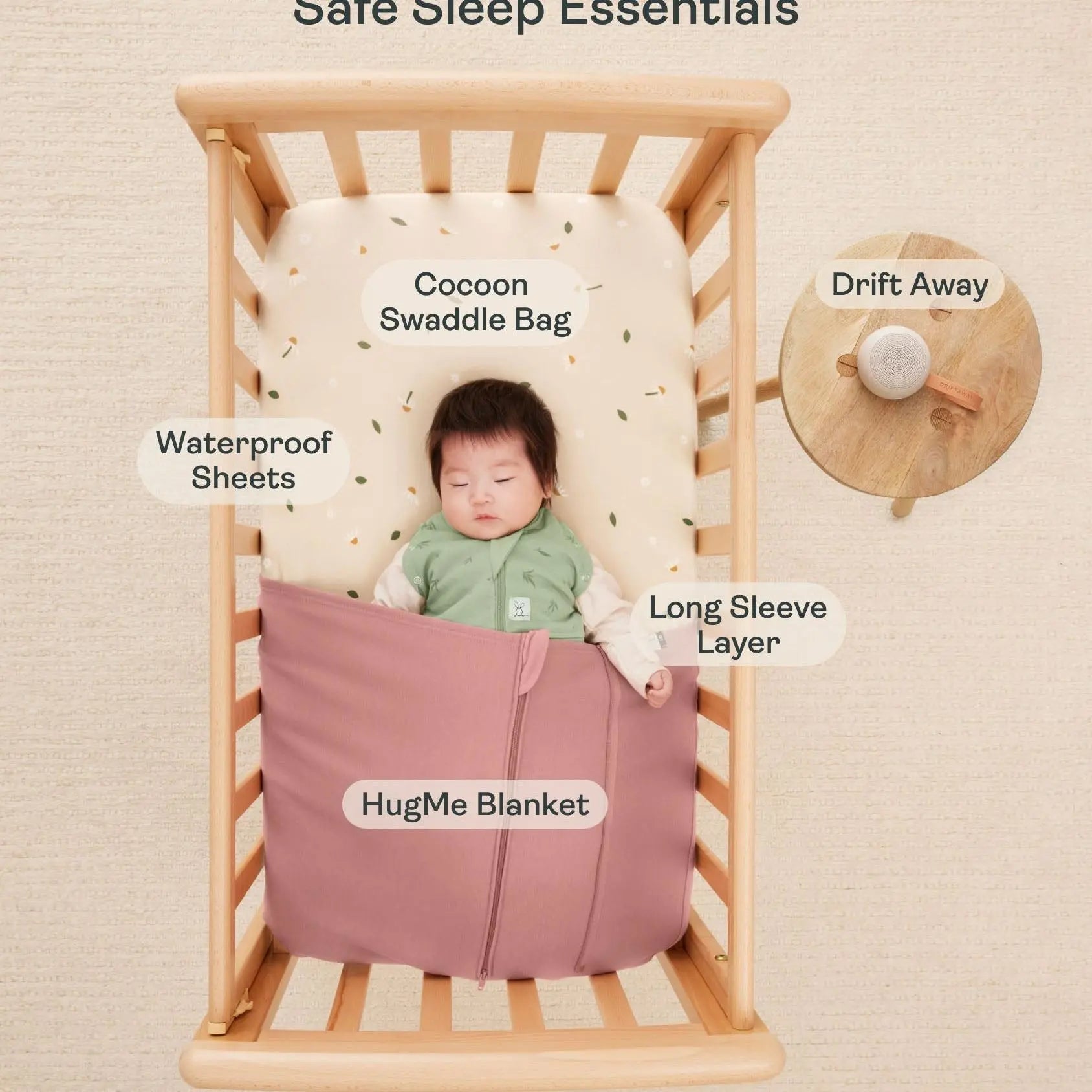 Cocoon Swaddle Bag 3.5 TOG Bon Appetit