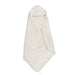 Hooded Towel Cotton Blend Tan Houndstooth