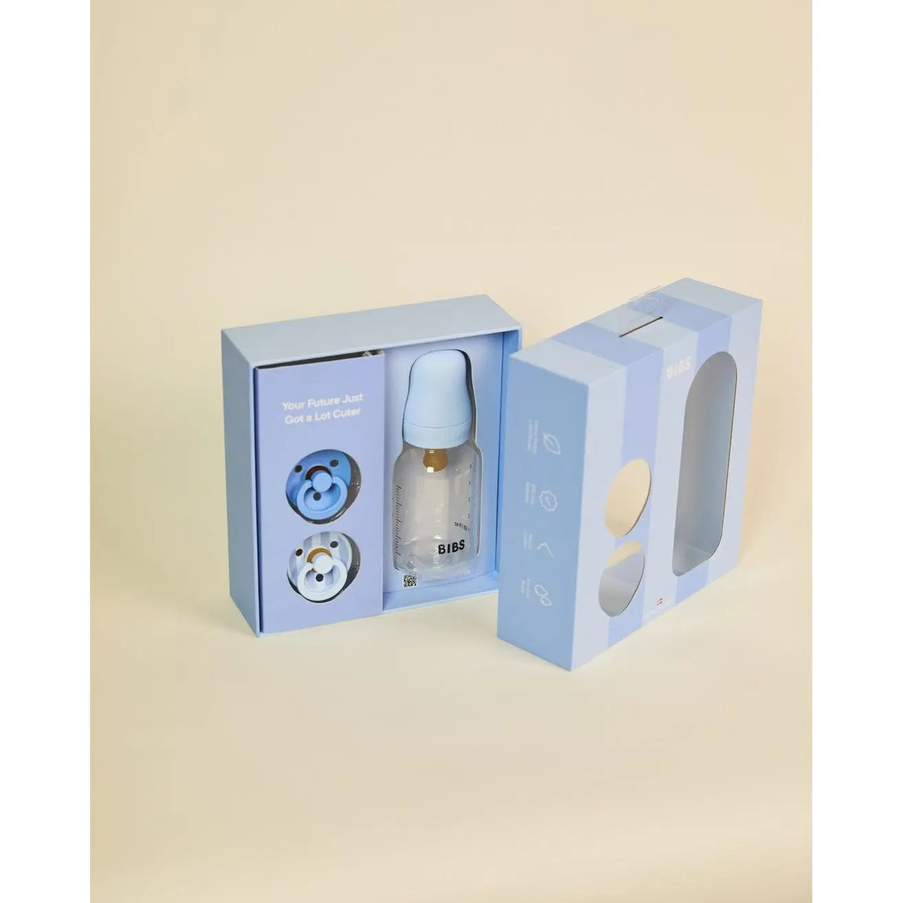 BIBS Gift Set, Baby Sprinkle - Baby Blue