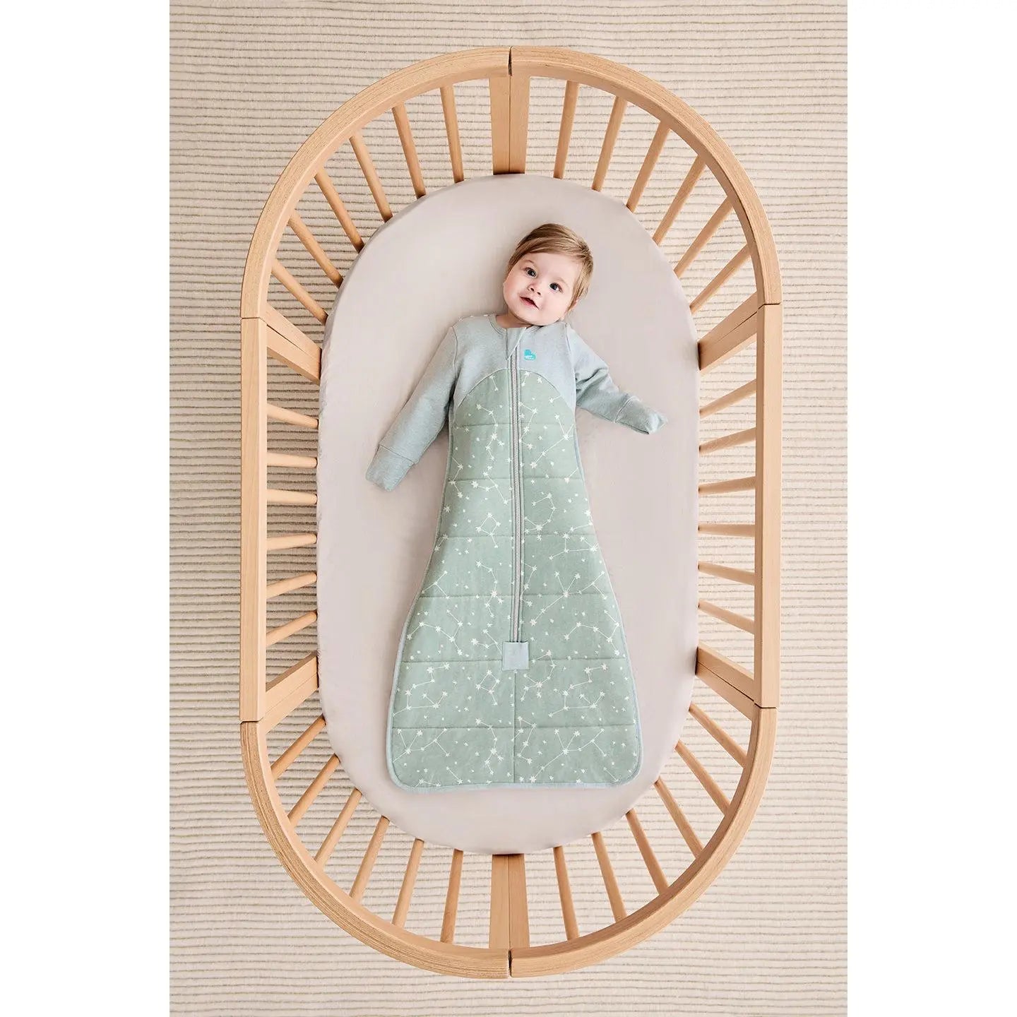 Sleep Bag Long Sleeve 2.5 TOG Cotton Olive Stellar