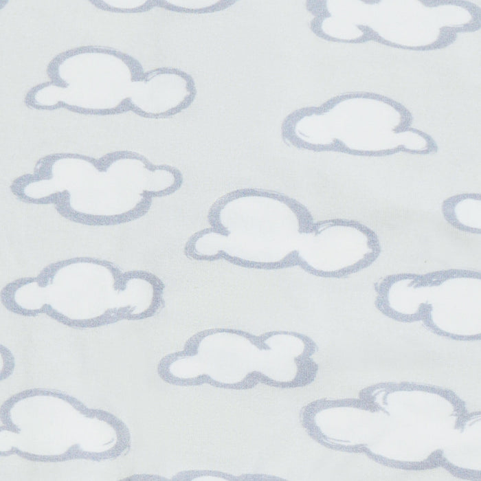 Footless Romper Cotton Grey Daydream