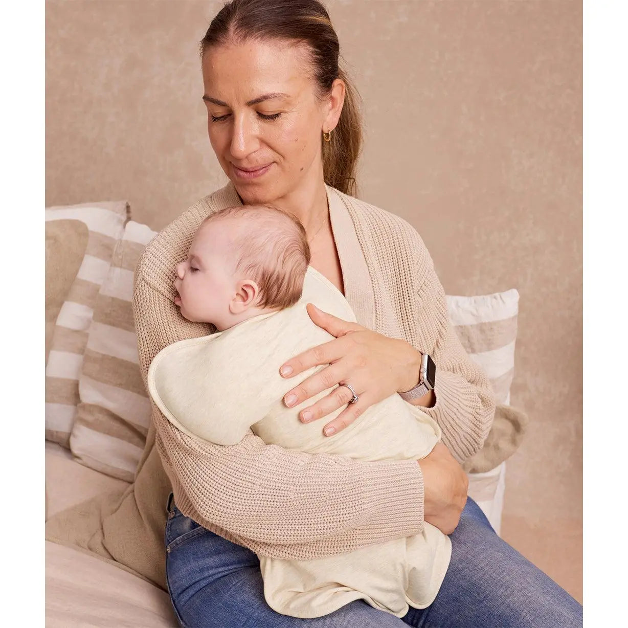 Swaddle Up™ 2.5 TOG Cotton Oatmeal Bees
