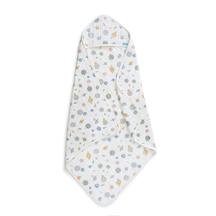 Hooded Towel Cotton Blend White Rocket
