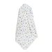 Hooded Towel Cotton Blend White Rocket