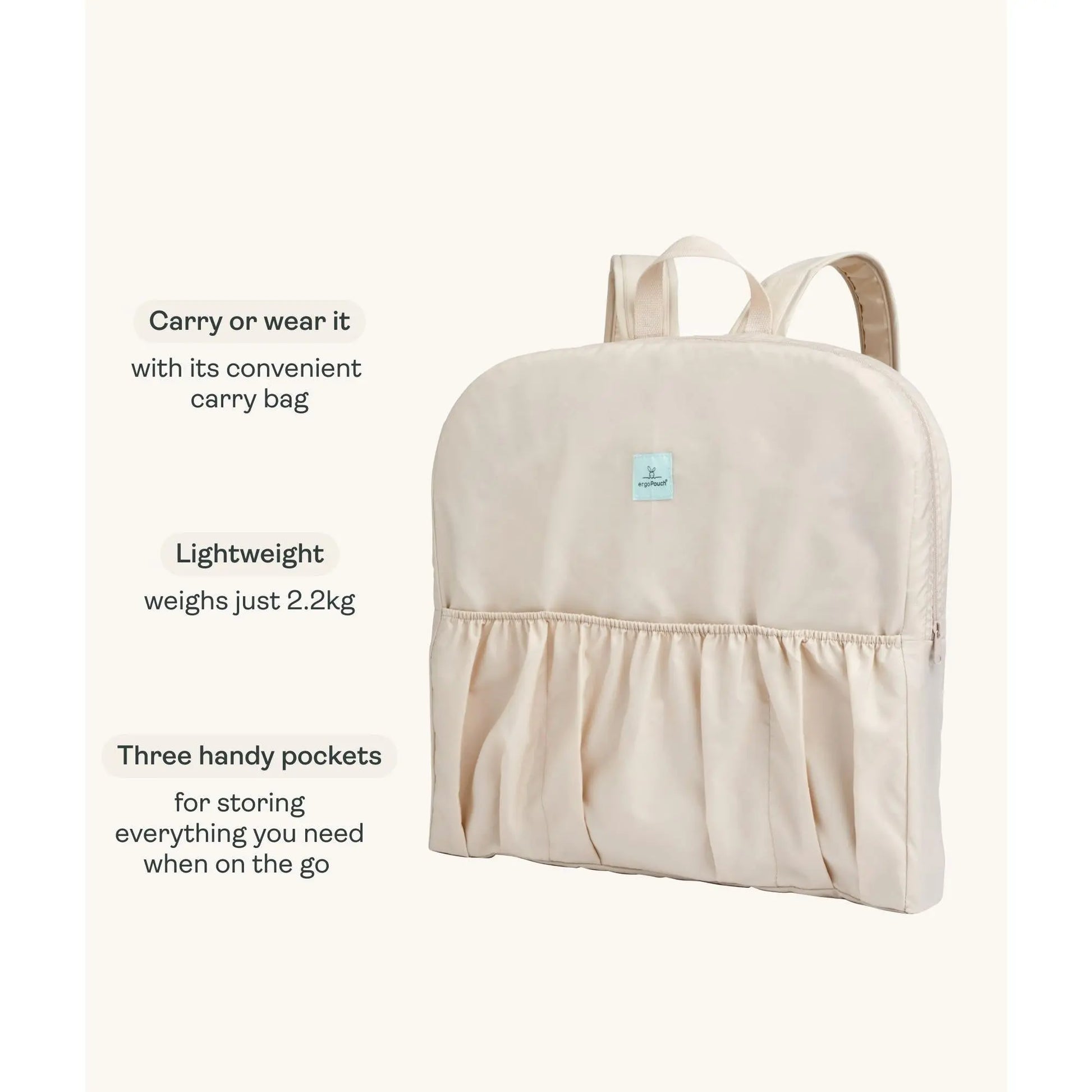 Easy Sleep Portable Bassinet Ecru