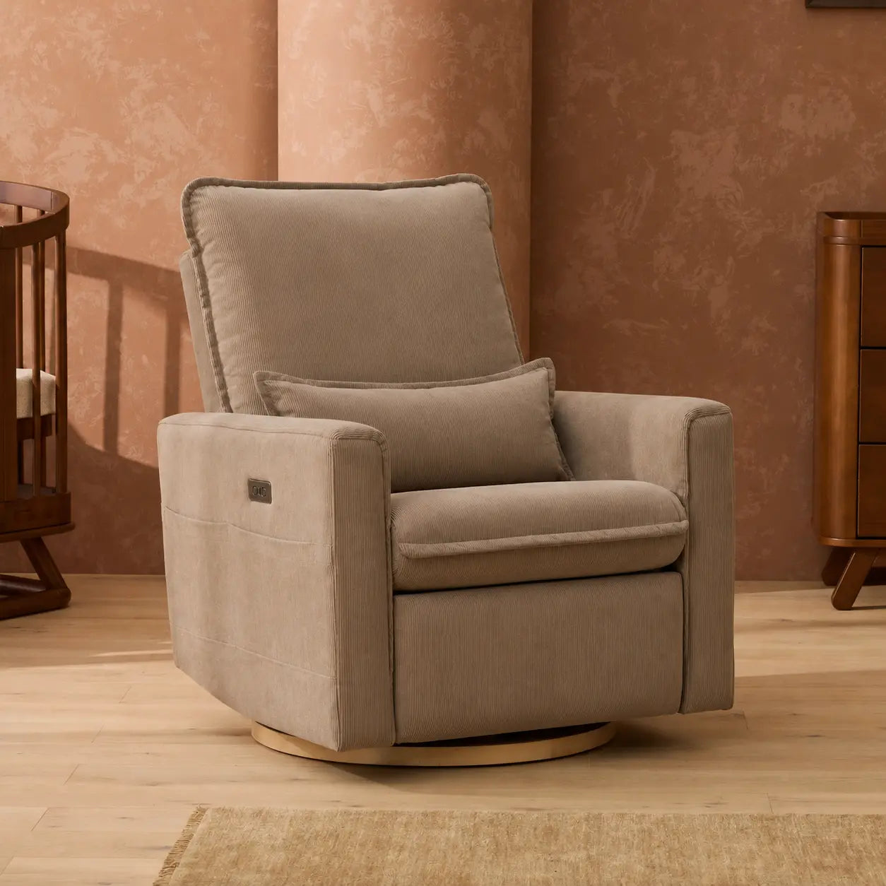 il Tutto Frankie Electric Recliner Glider Chair – Corduroy  