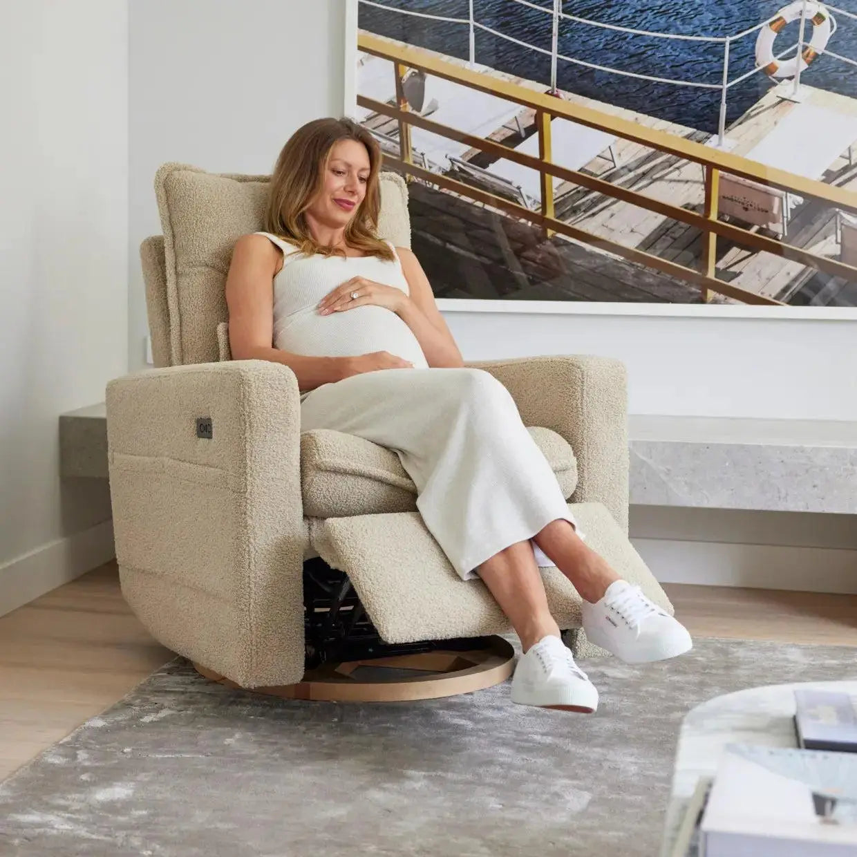 il Tutto Frankie Electric Recliner Glider Nursery Chair