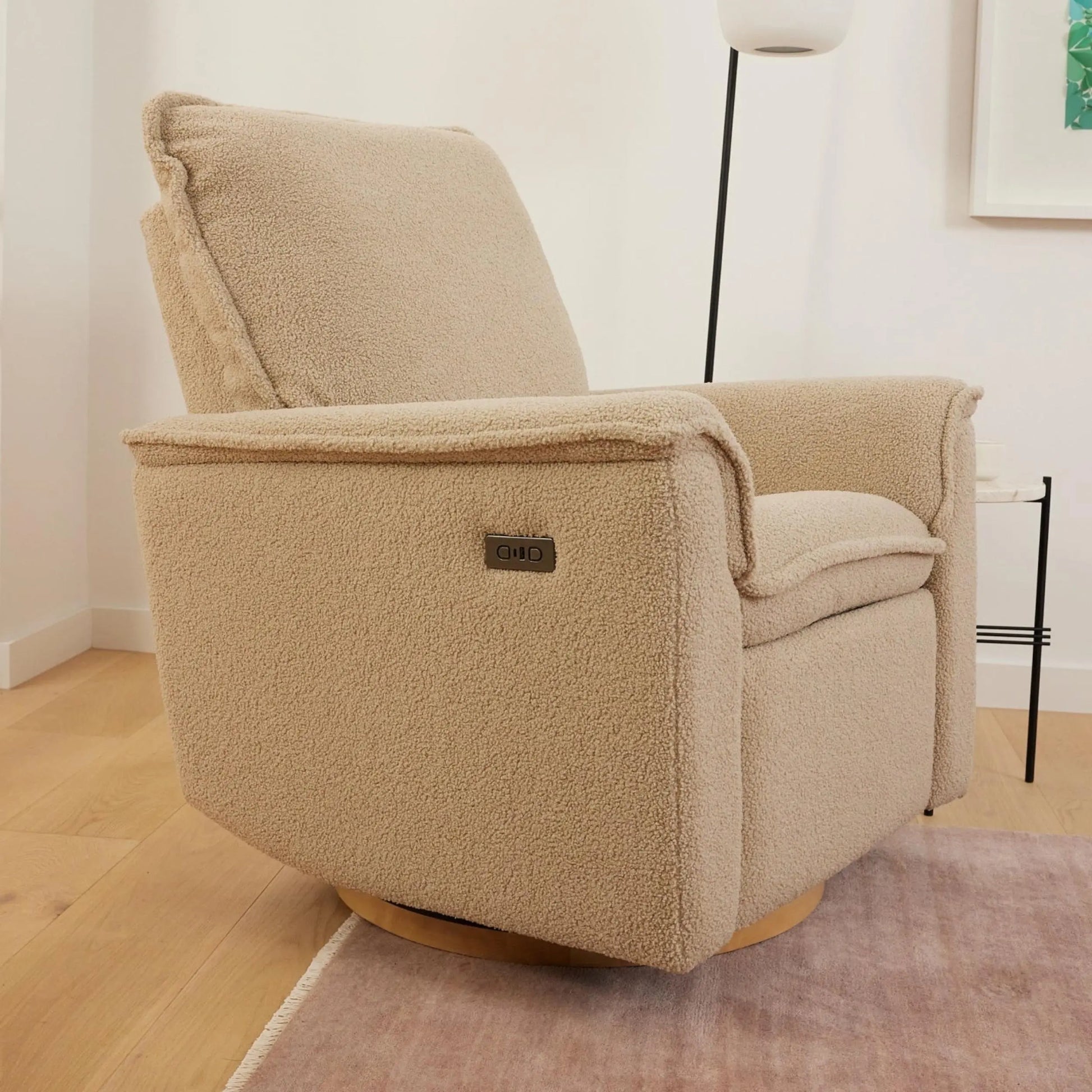 il Tutto Ollie Cot, Mattress, Dresser and Frankie Electric Nursing Chair Package  