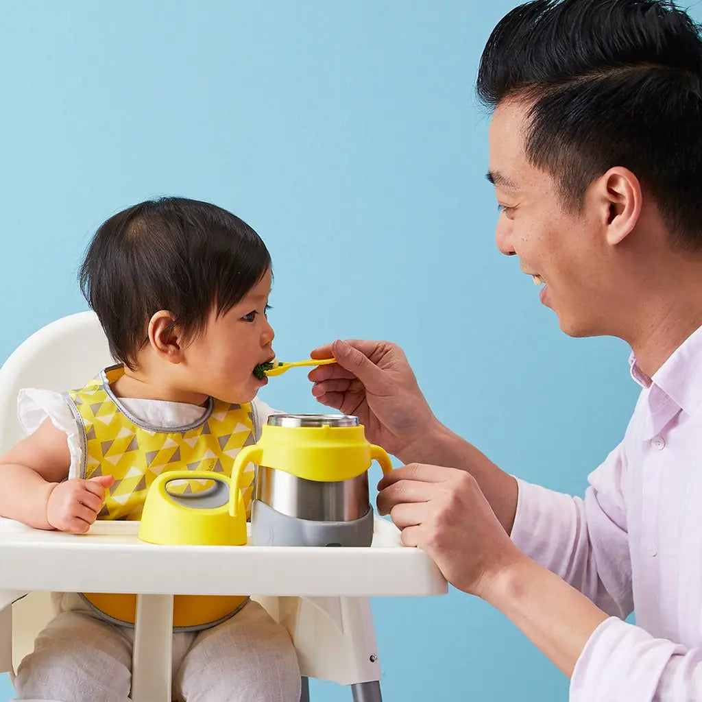 insulated food jar - blue slate
