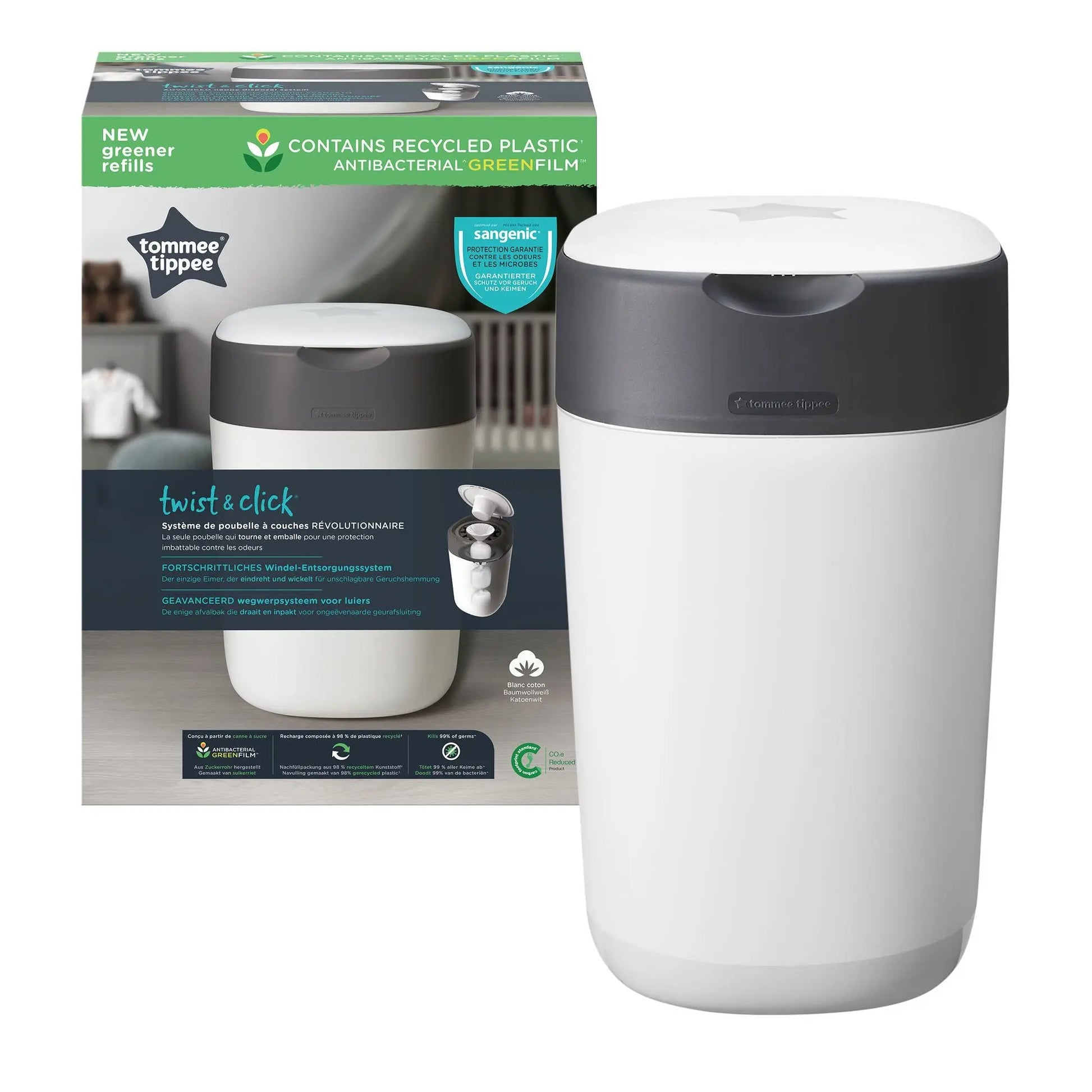 Twist & Click Nappy Disposal Bin