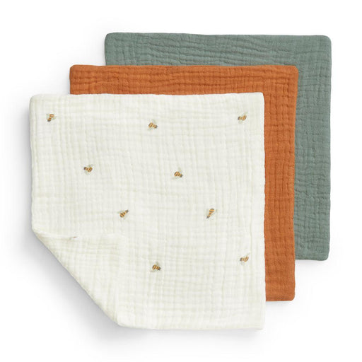 Wash Cloth 3 Pack Cotton Sage Bees