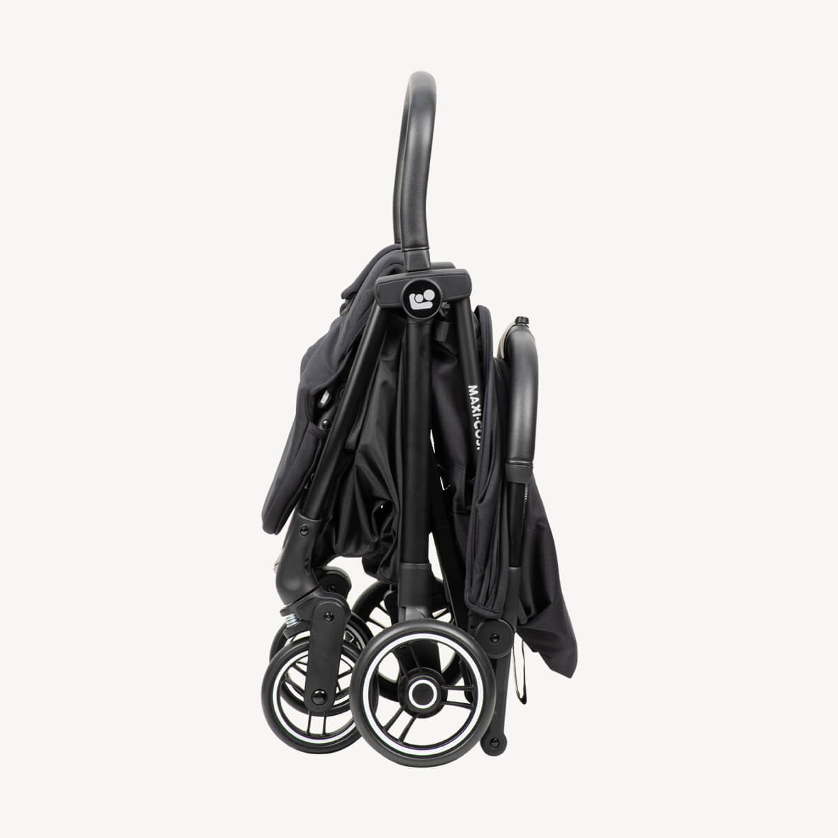 Maxi Cosi Leya folded travel pram, Essential Black