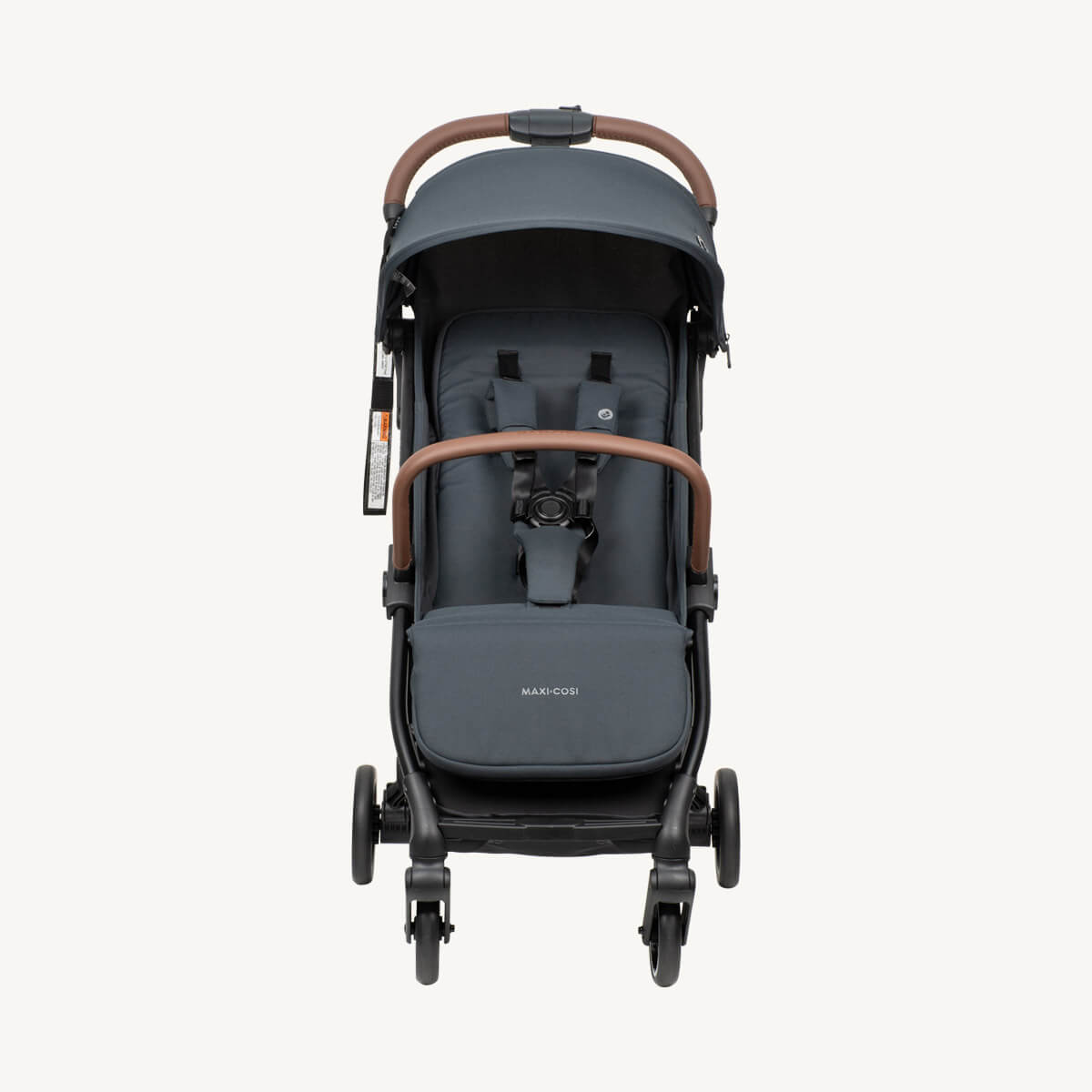 Maxi Cosi Leya travel stroller front view, Essential Graphite