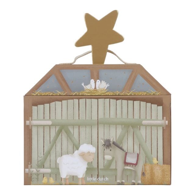 Little Dutch Nativity Play Box styled Christmas scene