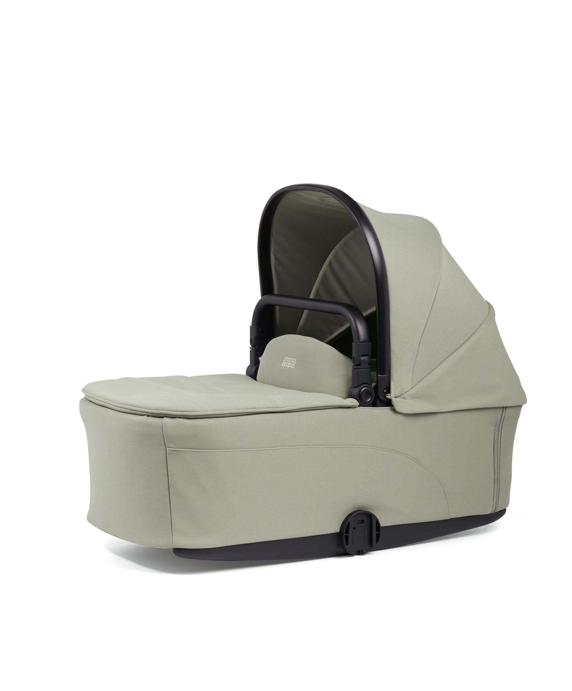 Mamas & Papas Vardo Carrycot in Sage – lie-flat newborn carrycot with cushioned mattress