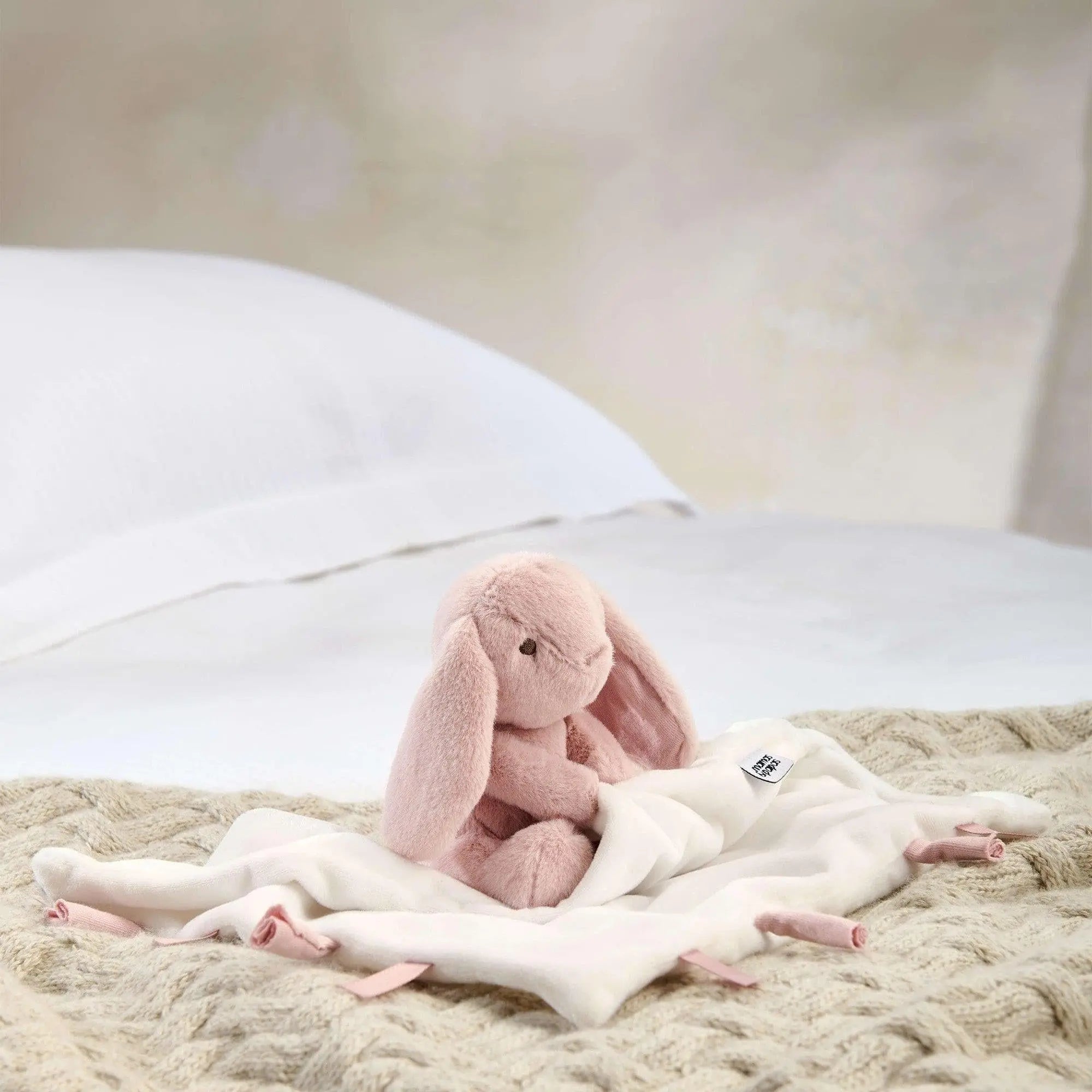 Welcome to the World Baby Comforter - Pink Bunny