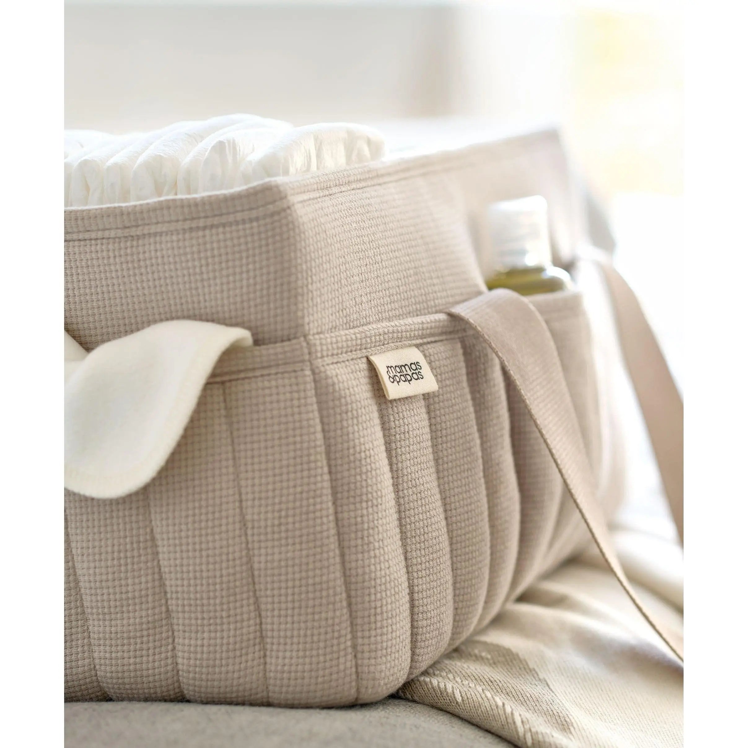Nappy Caddy- Neutral waffle