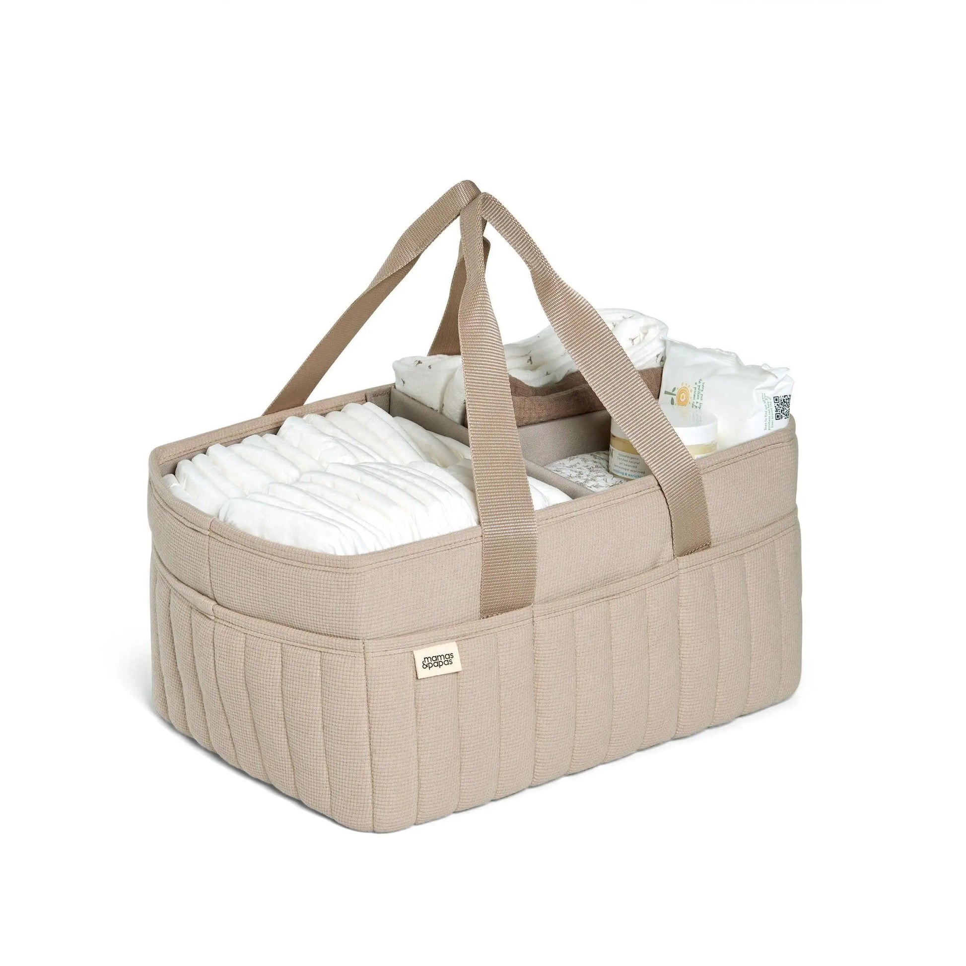 Nappy Caddy- Neutral waffle