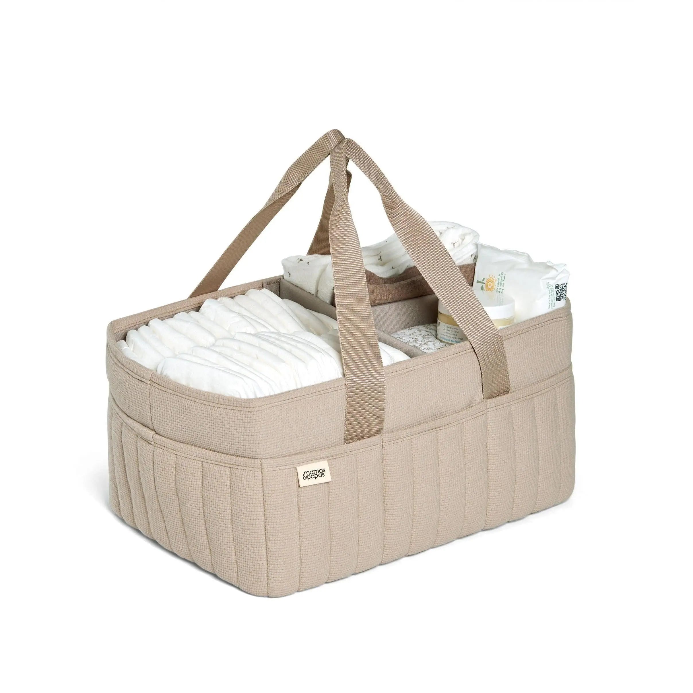 Nappy Caddy- Neutral waffle