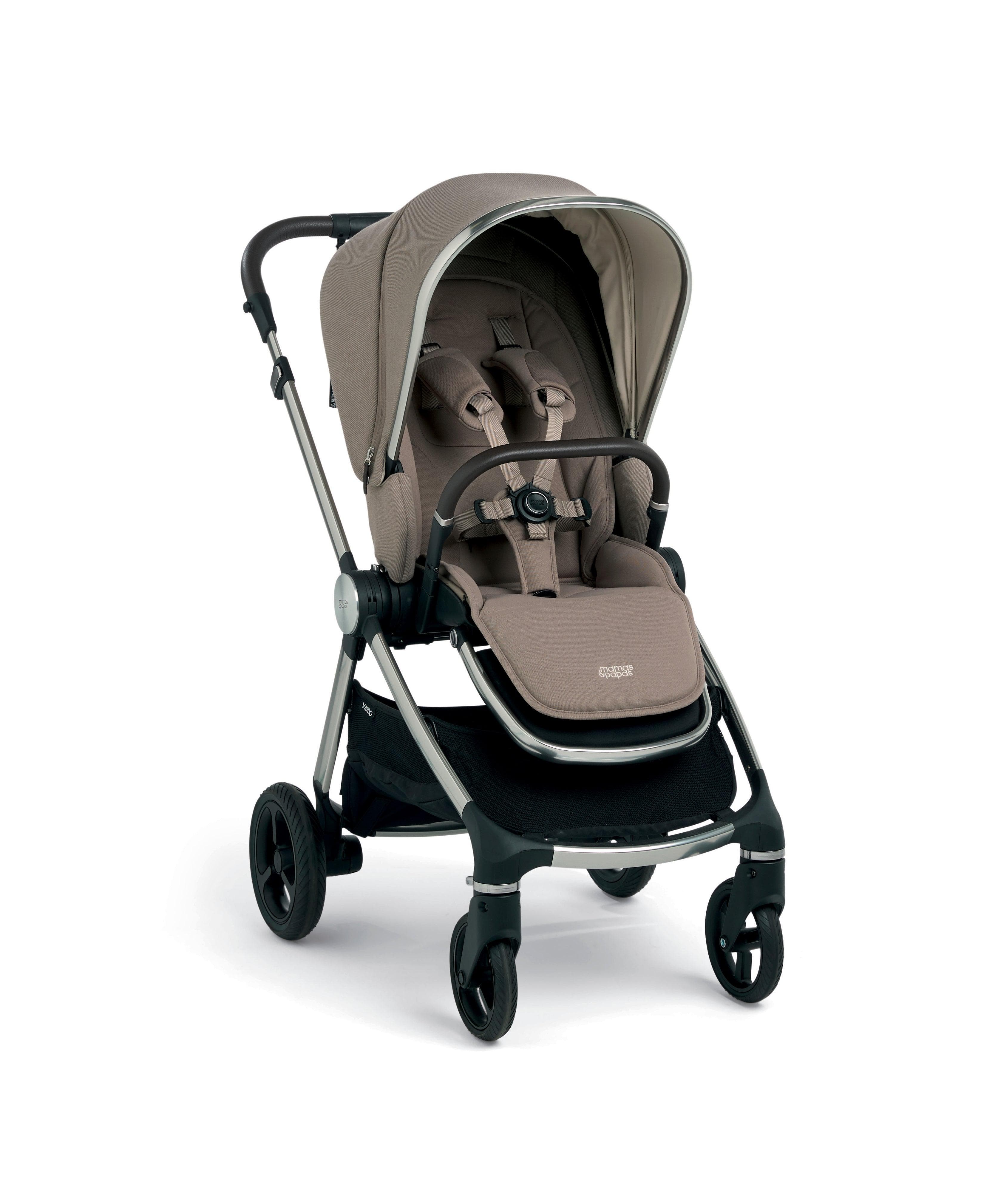 Mamas & Papas Vardo Pram & Carrycot bundle in Heritage – complete newborn pram system