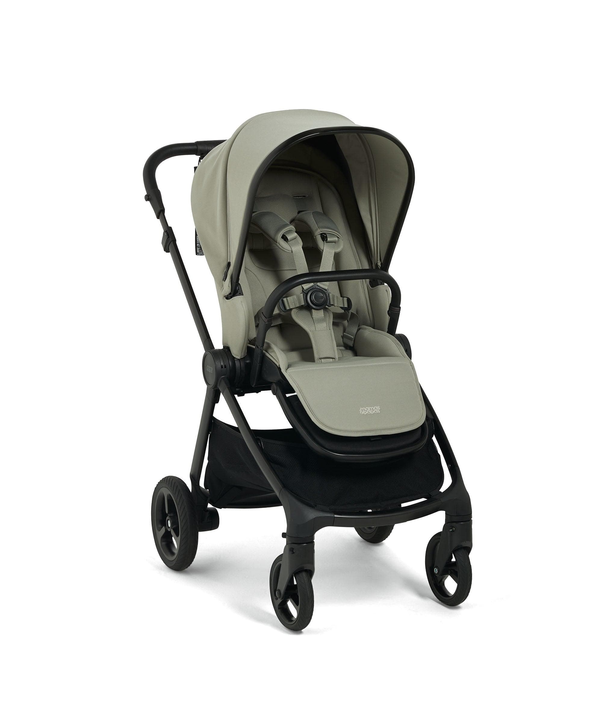 Mamas & Papas Vardo Pram & Carrycot bundle in Sage – complete newborn pram system