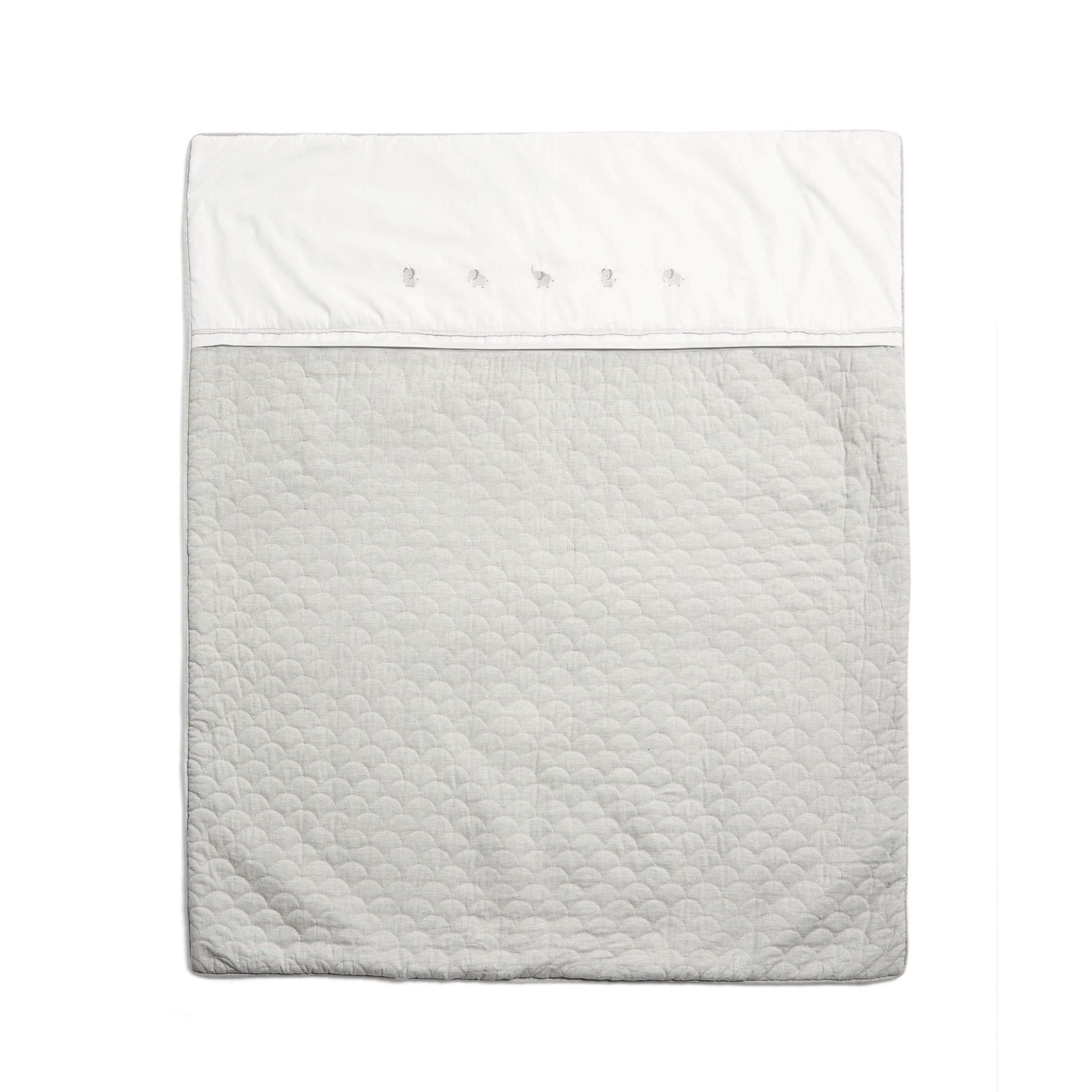 Mamas & Papas WTTW Elephant 4.0 Tog Quilt — bamboo cotton with scallop quilting and elephant embroidery