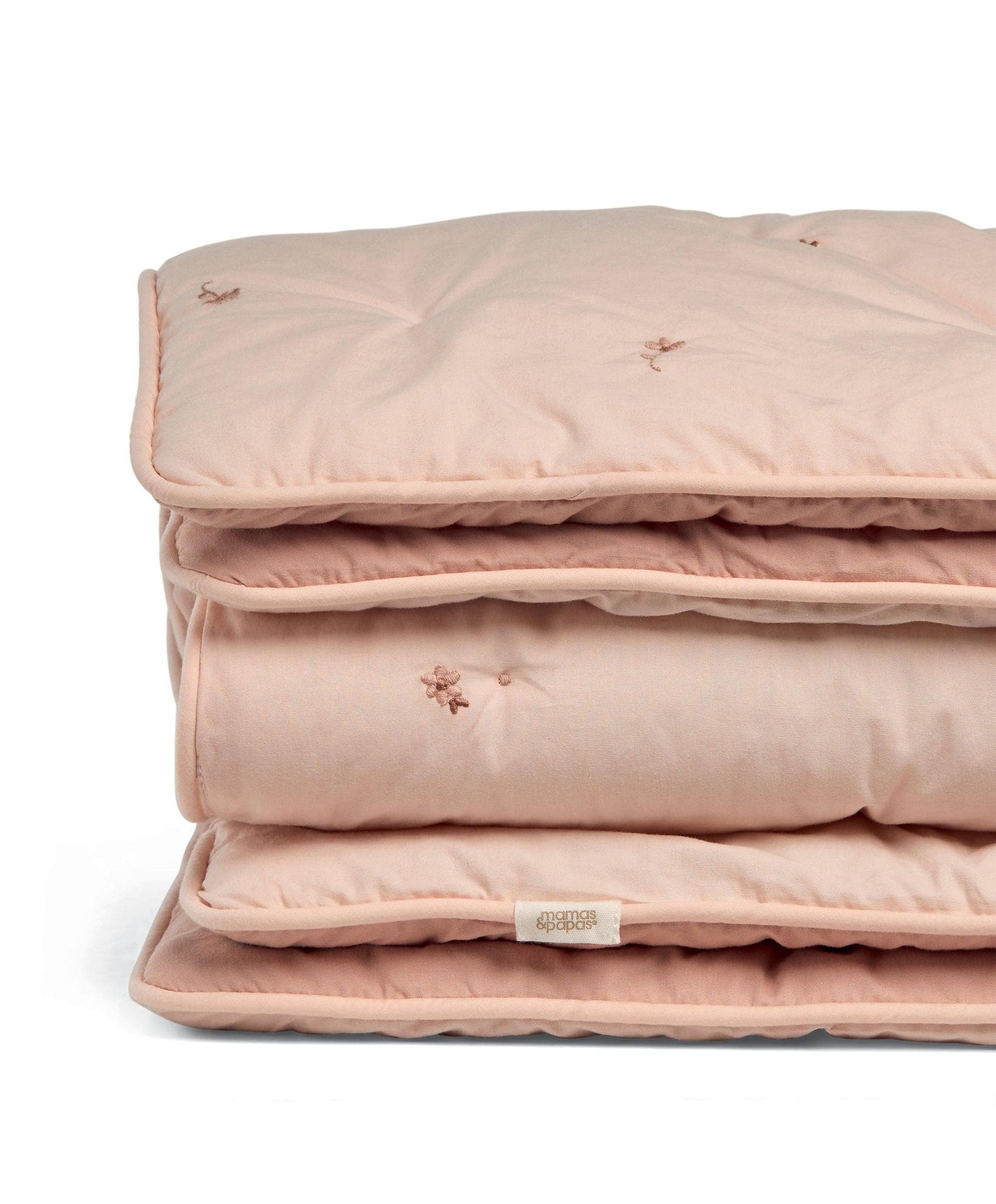 Mamas & Papas Wildflower quilt styled in nursery — OEKO-TEX certified, machine washable, 12 months+