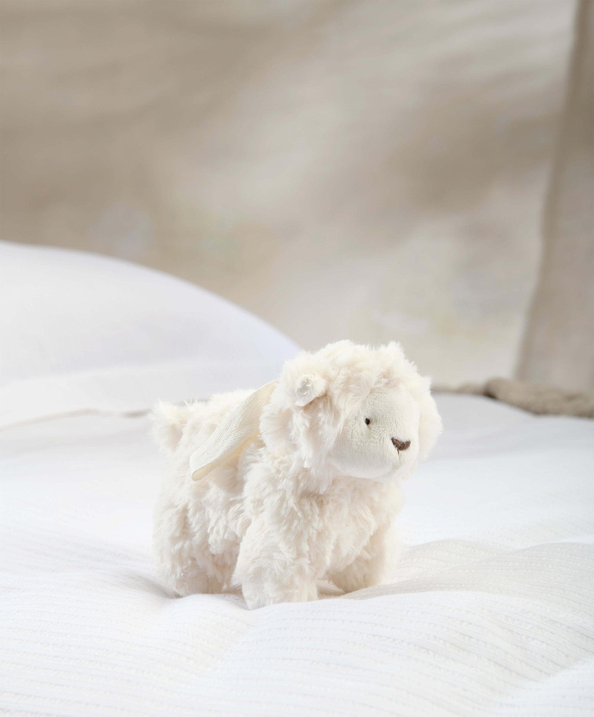 Welcome to the World Lamb Chime Toy by Mamas & Papas — EN71 certified newborn soft toy, from birth