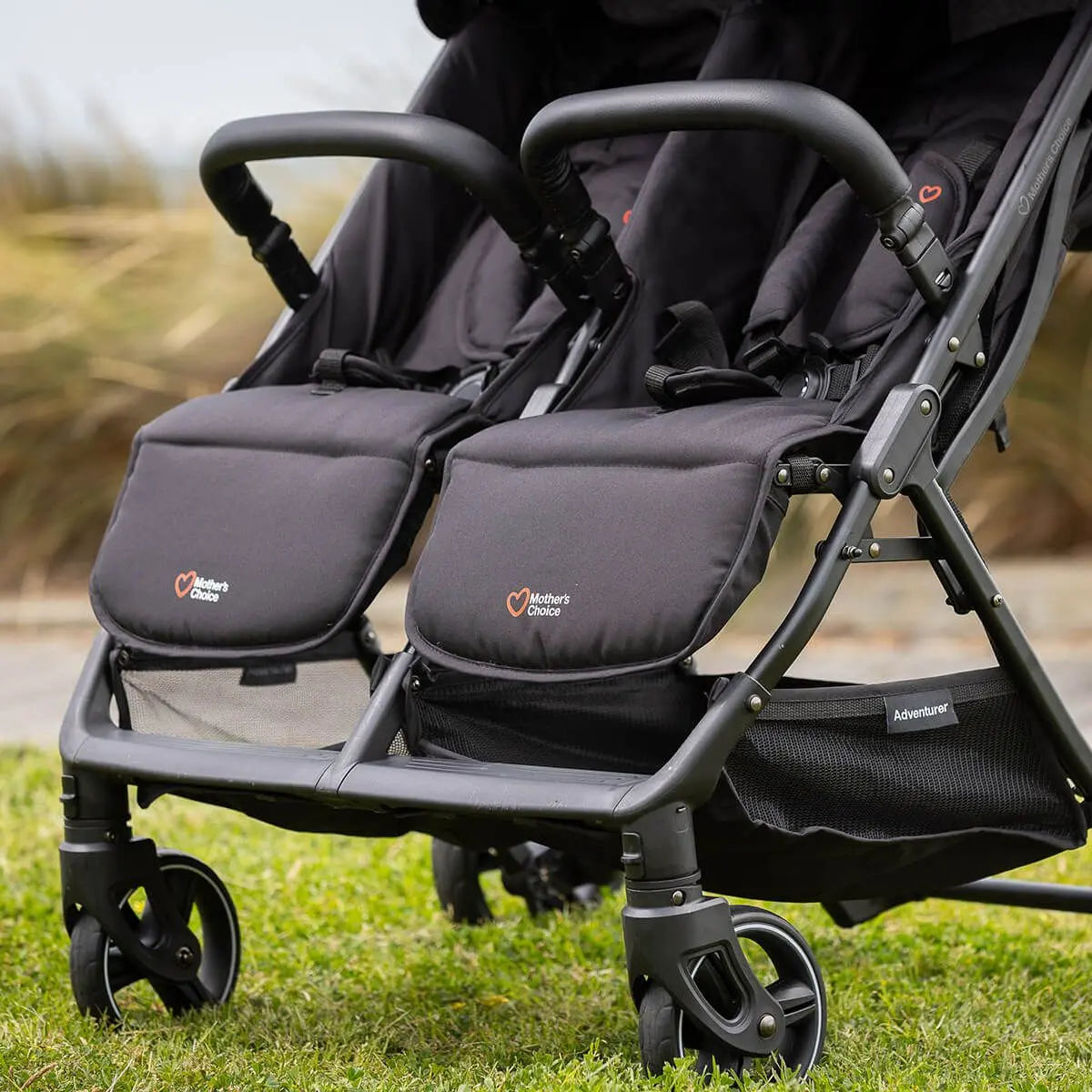 Mother's Choice Adventurer Side By Side Double Stroller  
