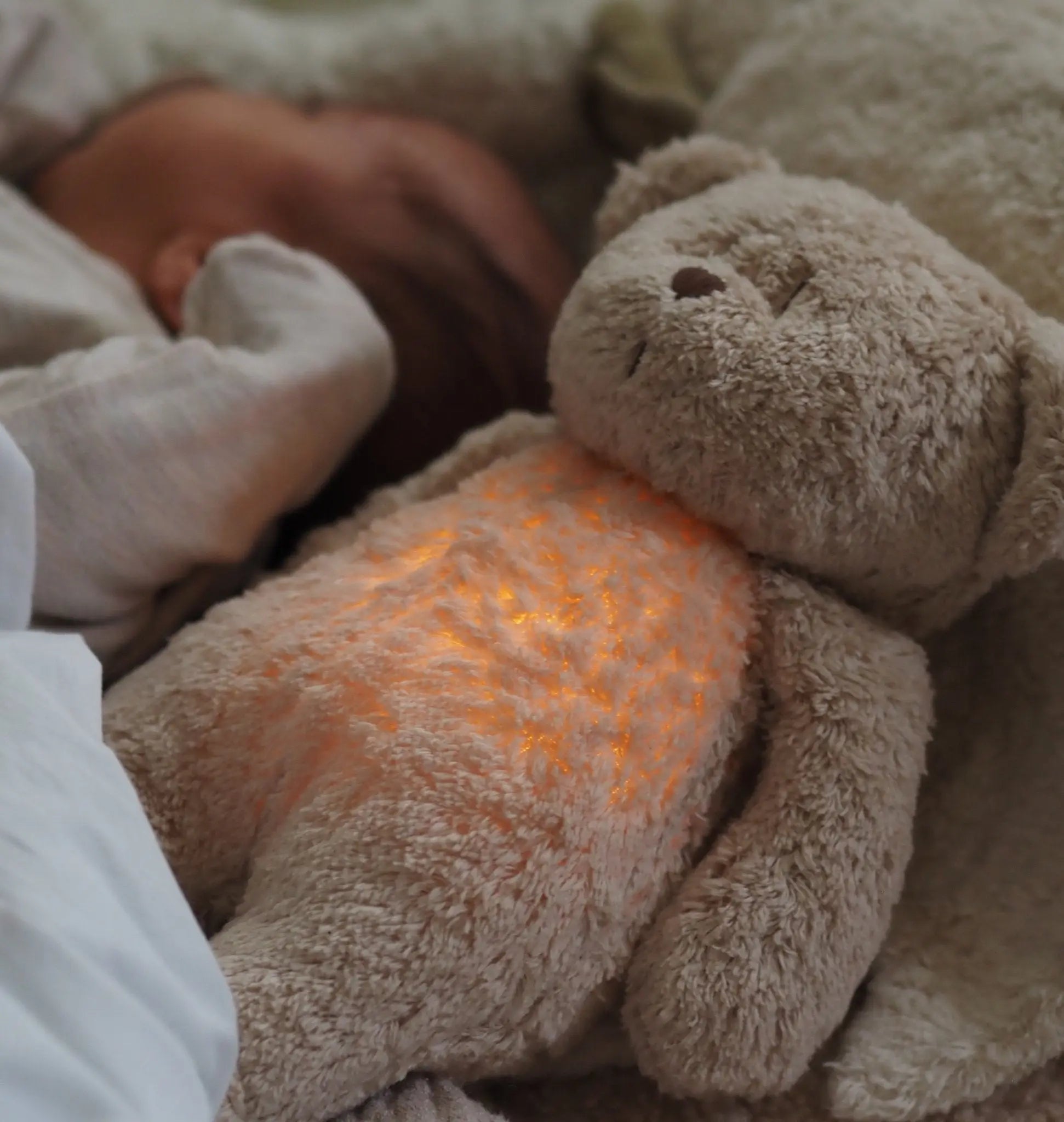 Buy Moonie Organic Humming Bear - Cappuccino Online